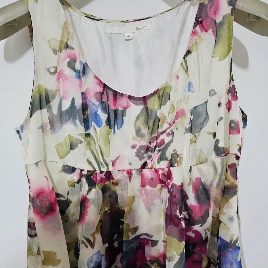 [BUNJANG] G-Cut Floral Layered Mini Dress / g-cut 꽃무늬 캉캉 레이어드 원피스 66  미사용. 신세계 정품