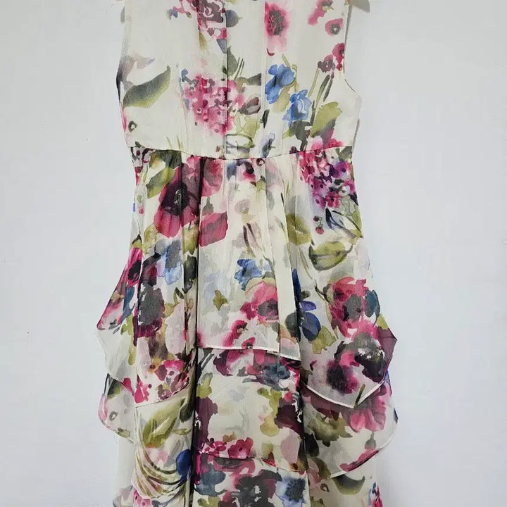 [BUNJANG] G-Cut Floral Layered Mini Dress / g-cut 꽃무늬 캉캉 레이어드 원피스 66  미사용. 신세계 정품