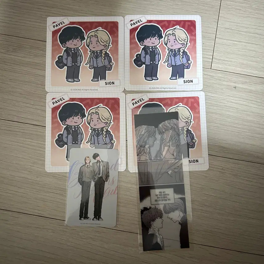 [BUNJANG] Fantazit Ridigo Stigmata 5 Special Bookmark + Coaster + POB / 판타지트 리디고 스티그마타  5특 책갈피 + 코스터 + 방문포카