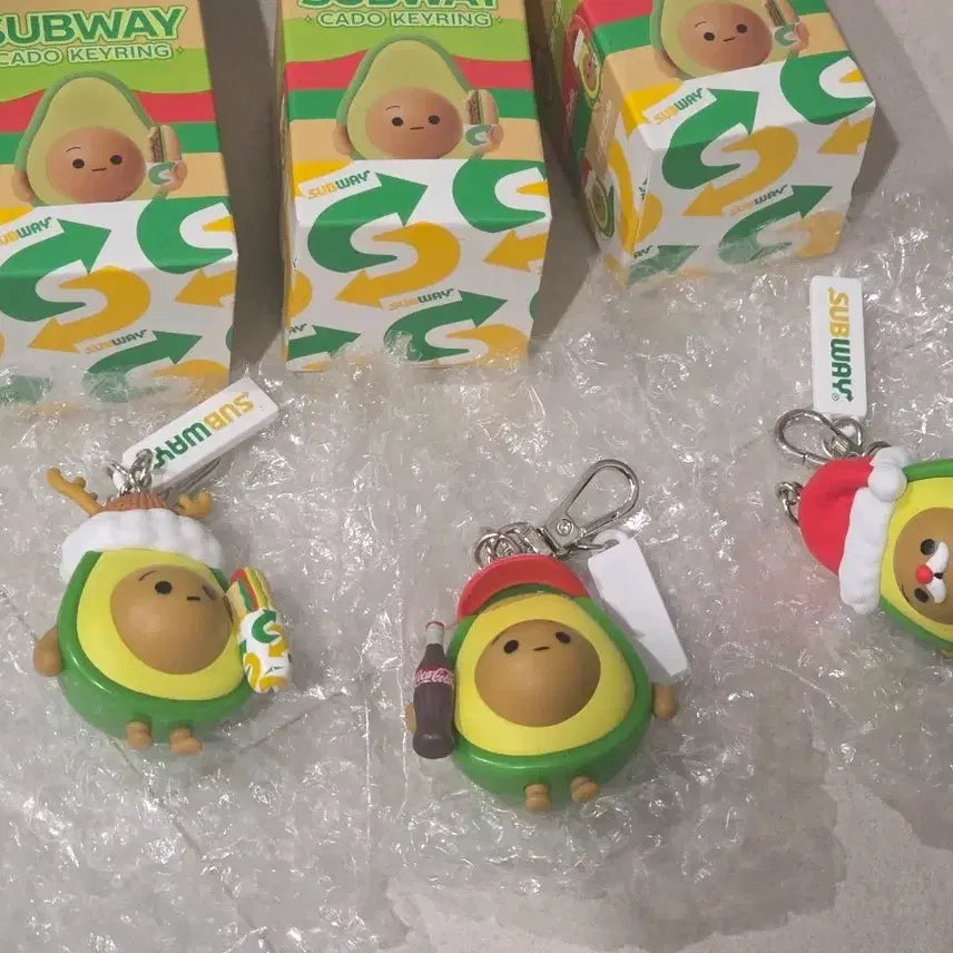 [SOLD OUT] 써브웨이 아보카도 키링 카도 3종