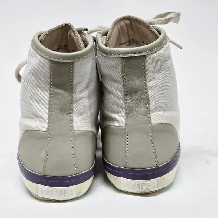 [BUNJANG] Camper High-Top Sneakers Beige/White 240mm / 캠퍼 하이탑 스니커즈 베이지/화이트 240mm 38