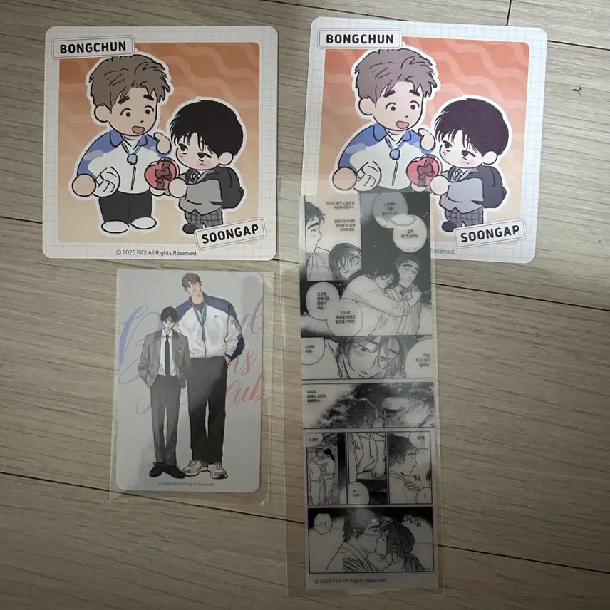 [BUNJANG] Fantazit Ridigo Bongchongakssi Set / 판타지트 리디고 봉촌각시 5특 책갈피 + 코스터 + 방문포카