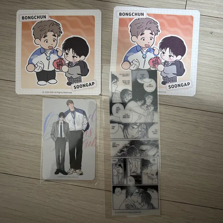 [BUNJANG] Fantazit Ridigo Bongchongakssi Set / 판타지트 리디고 봉촌각시 5특 책갈피 + 코스터 + 방문포카