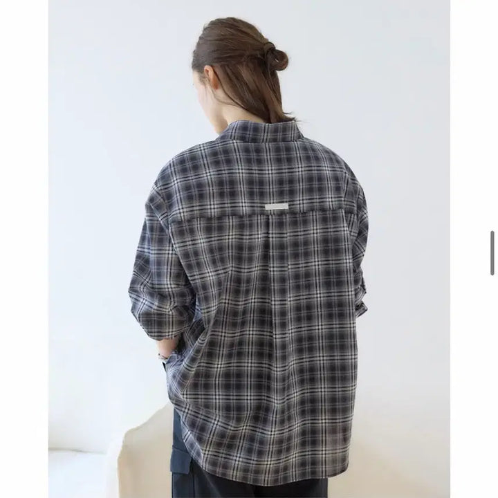 [SOLD OUT] 아워호프 체크 남방 긴팔 셔츠/에잇세컨즈 자라 H&amp;M /김아홉/비터셀즈