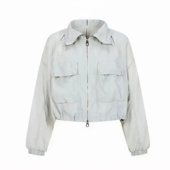 [BUNJANG] VOV Nylon Crop Jumper / 23년 VOV 와이드 크롭 나이론점퍼
