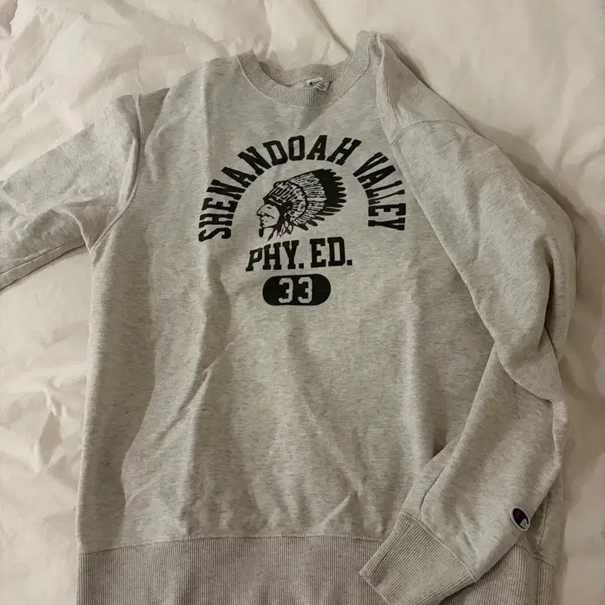 [BUNJANG] Champion Oatmeal XL Sweatshirt / 챔피온 맨투맨 오트밀xl