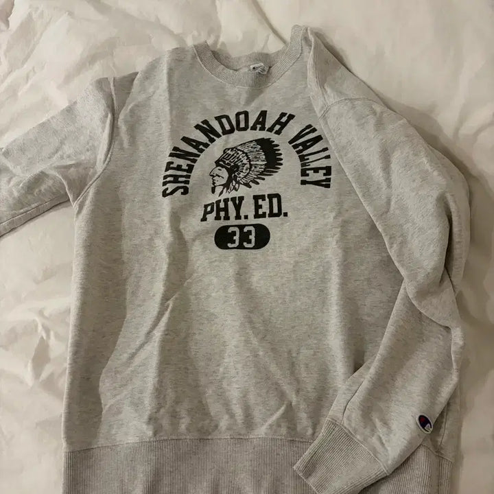 [BUNJANG] Champion Oatmeal XL Sweatshirt / 챔피온 맨투맨 오트밀xl