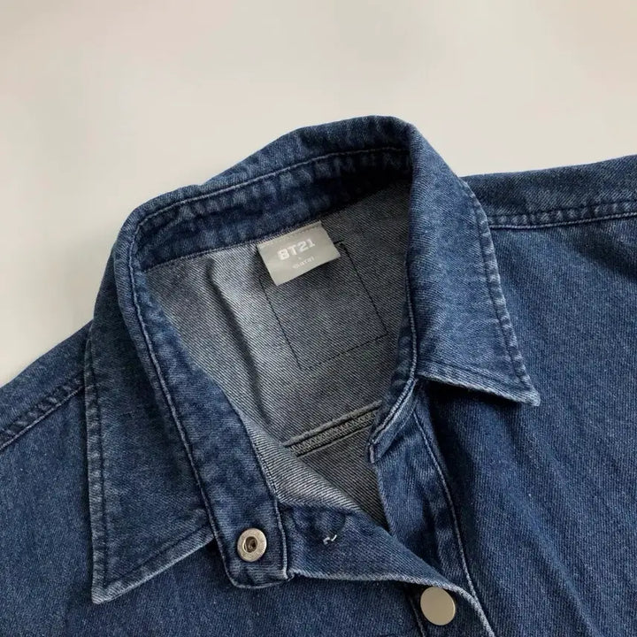 [BUNJANG] BT21 Denim Shirt Jacket / BT21 데님 셔츠 자켓 남방