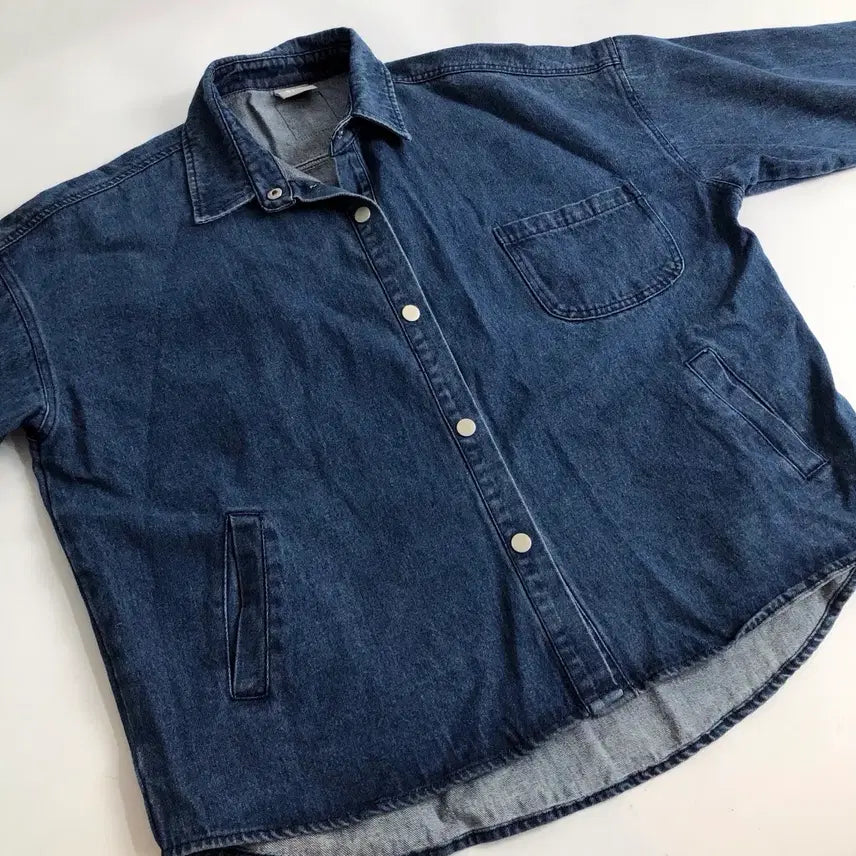 [BUNJANG] BT21 Denim Shirt Jacket / BT21 데님 셔츠 자켓 남방