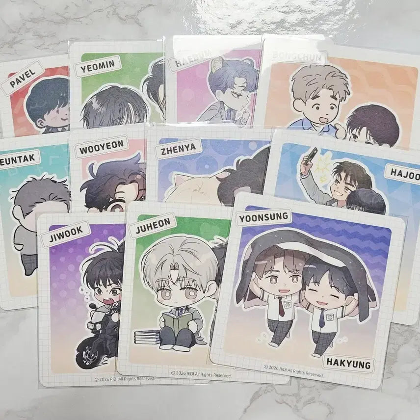 [BUNJANG] Fantazit Ridigo Coaster Bundle Set / 판타지트 리디고 코스터 11종 일괄