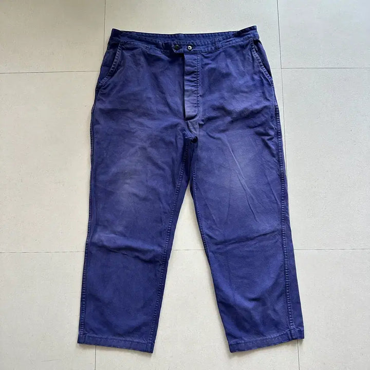 [SOLD OUT] 80s 프렌치 Barbe Bleue 페이디드 워크 팬츠 36