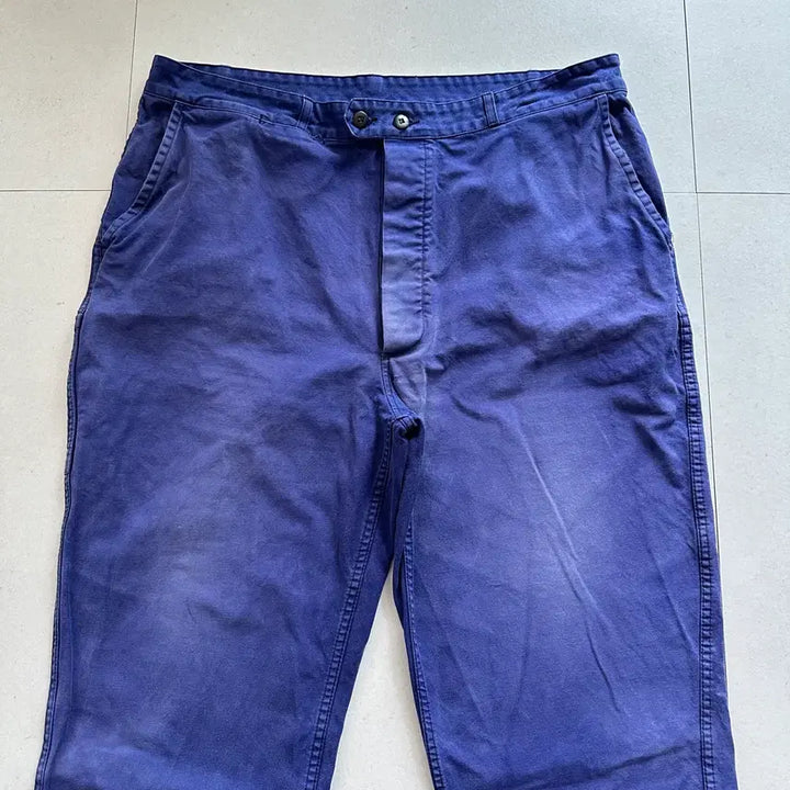 [SOLD OUT] 80s 프렌치 Barbe Bleue 페이디드 워크 팬츠 36