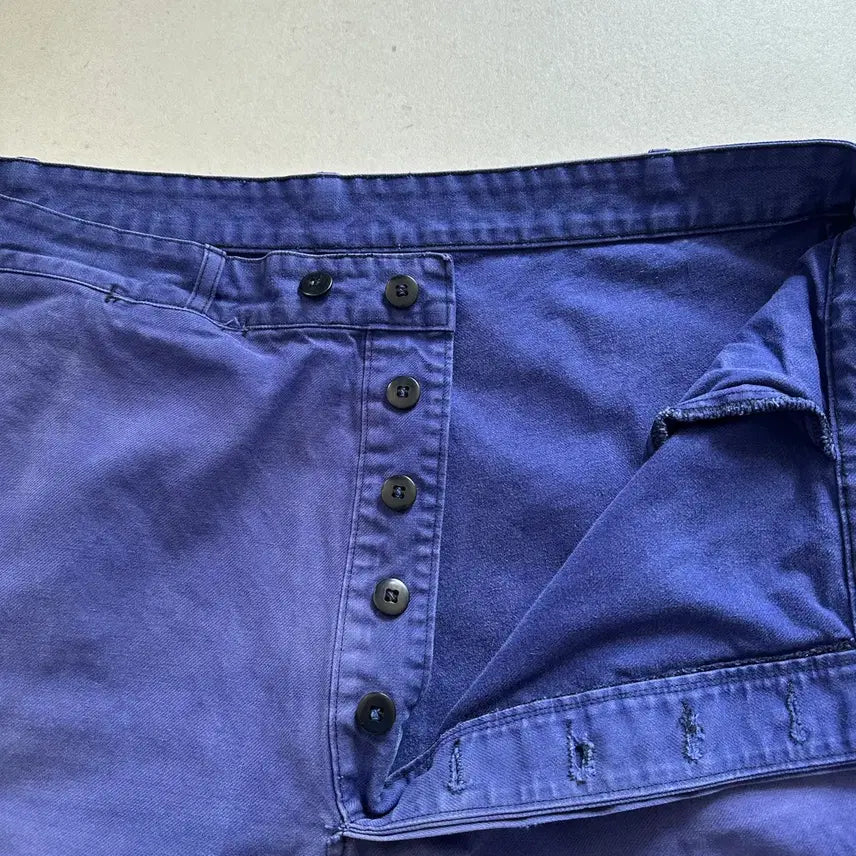 [SOLD OUT] 80s 프렌치 Barbe Bleue 페이디드 워크 팬츠 36