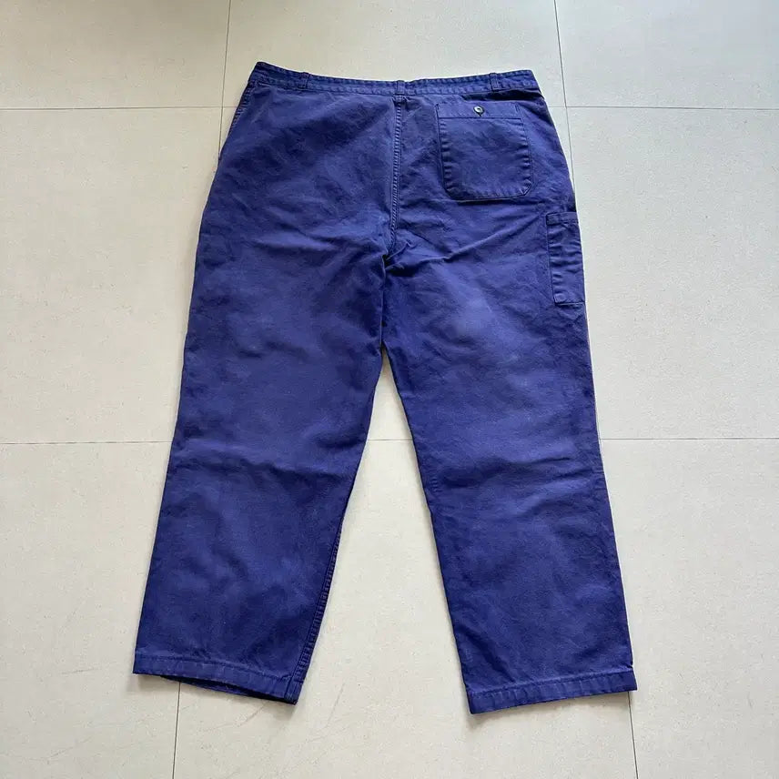[SOLD OUT] 80s 프렌치 Barbe Bleue 페이디드 워크 팬츠 36