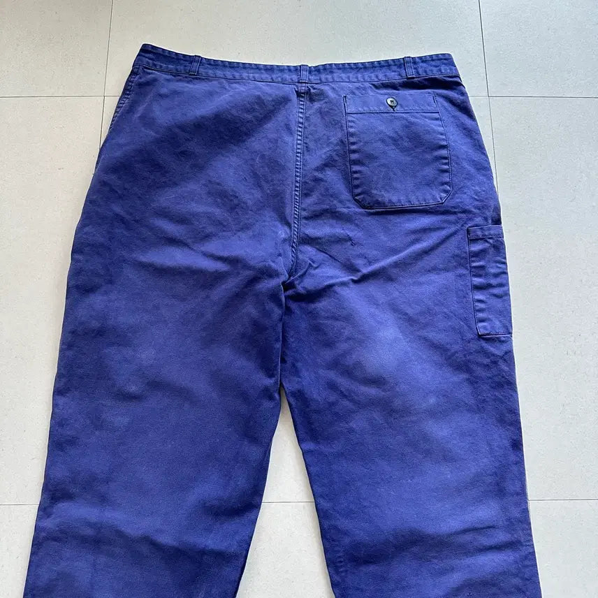 [SOLD OUT] 80s 프렌치 Barbe Bleue 페이디드 워크 팬츠 36