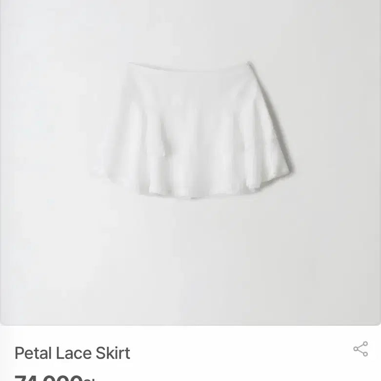[BUNJANG] Sober Shop Petal Lace Skirt (Small) / 소버샵 Petal Lace Skirt 스몰