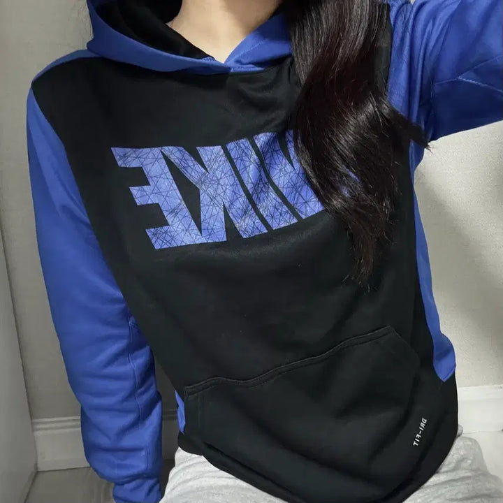 [BUNJANG] Nike Vintage Blue Hoodie / 나이키 후드티/브랜드/옷/블루/파랑/빈티지/교복아우터