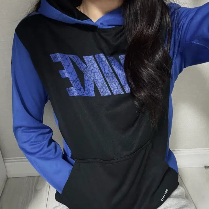 [BUNJANG] Nike Vintage Blue Hoodie / 나이키 후드티/브랜드/옷/블루/파랑/빈티지/교복아우터