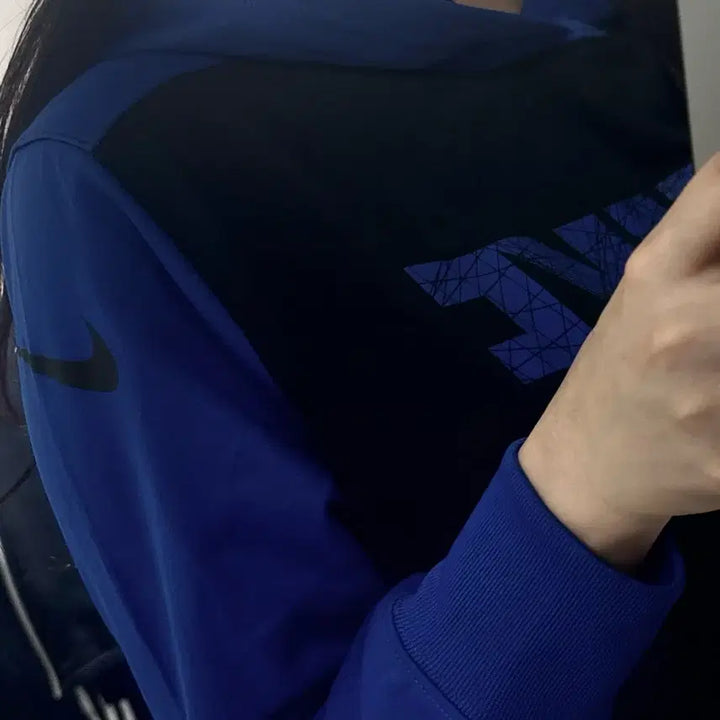 [BUNJANG] Nike Vintage Blue Hoodie / 나이키 후드티/브랜드/옷/블루/파랑/빈티지/교복아우터