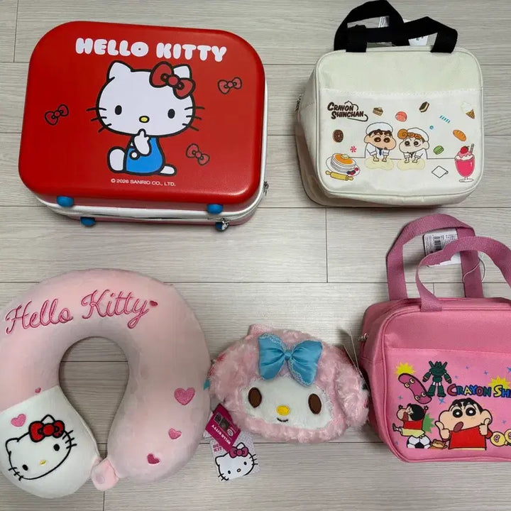 [BUNJANG] Crayon Shin-chan Sanrio Tote Bag Bundle Set / 짱구 산리오 미피 외 토드백 및 슬링백 저렴하게 판매합니다. (새상품)