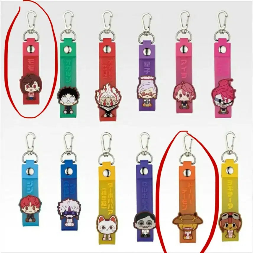 [BUNJANG] Dandadan Kuji Rubber Keychain Momose Ayase Bundle Set / 단다단 쿠지 러버 키링 아야세 모모, 갯가재 성인 일괄