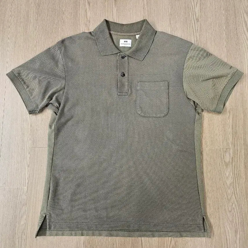 [BUNJANG] Uniqlo Engineered Garments PK Short Sleeve Khaki / 유니클로 엔지니어드가먼츠 PK 반팔 카키
