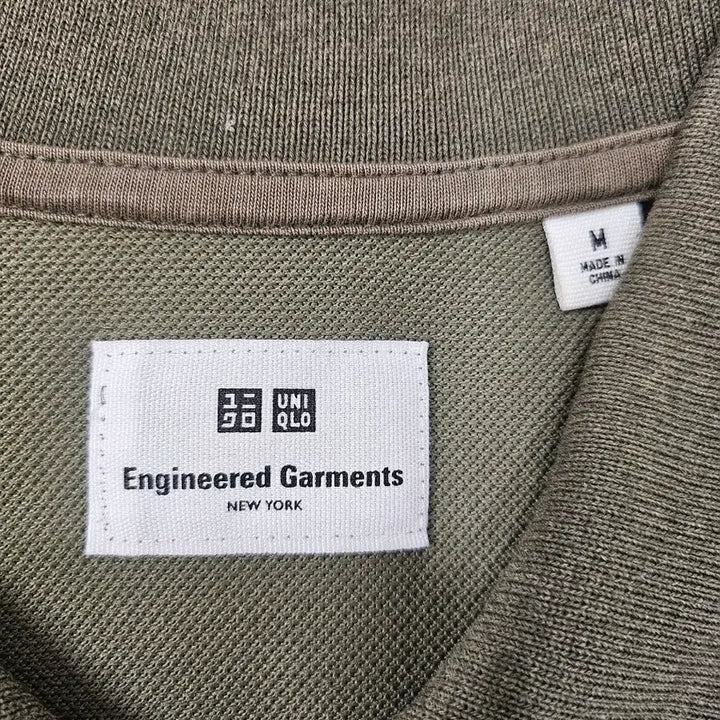 [BUNJANG] Uniqlo Engineered Garments PK Short Sleeve Khaki / 유니클로 엔지니어드가먼츠 PK 반팔 카키