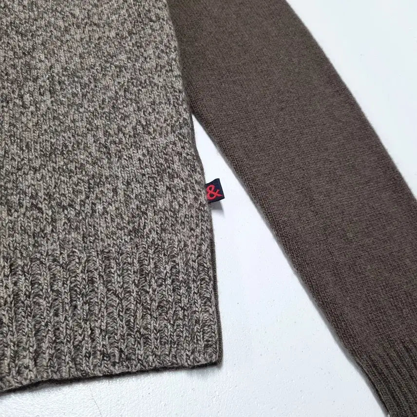 [BUNJANG] DOLCE &amp; GABBANA Two-Tone V-Neck Knit Sweater / 빈티지 DOLCE &amp; GABBANA 투톤 V넥 니트 - 48 돌체앤가바나