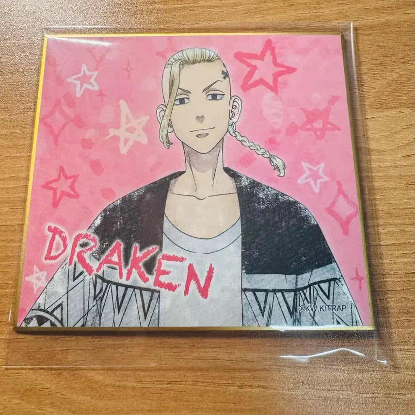 [BUNJANG] Tokyo Revengers Draken Shikishi / 도쿄 리벤저스 드라켄 색지/캔뱃지