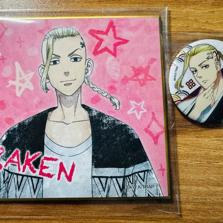 [BUNJANG] Tokyo Revengers Draken Shikishi / 도쿄 리벤저스 드라켄 색지/캔뱃지