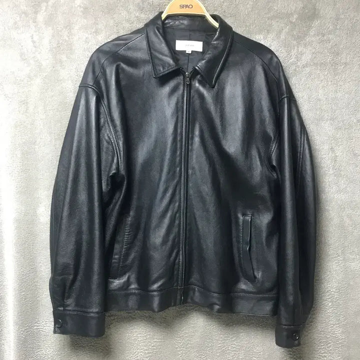 [SOLD OUT] OX STUDIOS 램스킨 자켓 46사이즈 오버핏 싱글 라이더 가죽 자켓