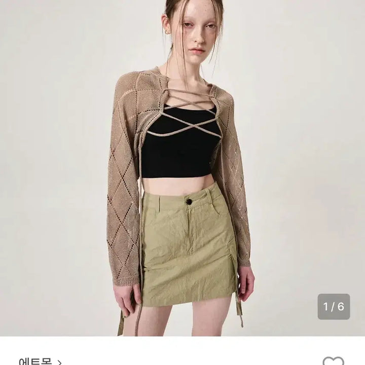 [BUNJANG] Etmont Lace Bolero Cardigan / 에트몽 레이스 볼레로 가디건