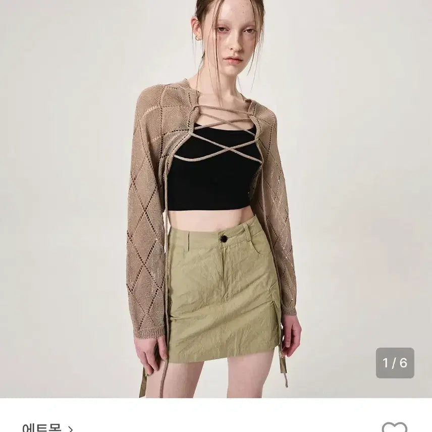 [BUNJANG] Etmont Lace Bolero Cardigan / 에트몽 레이스 볼레로 가디건