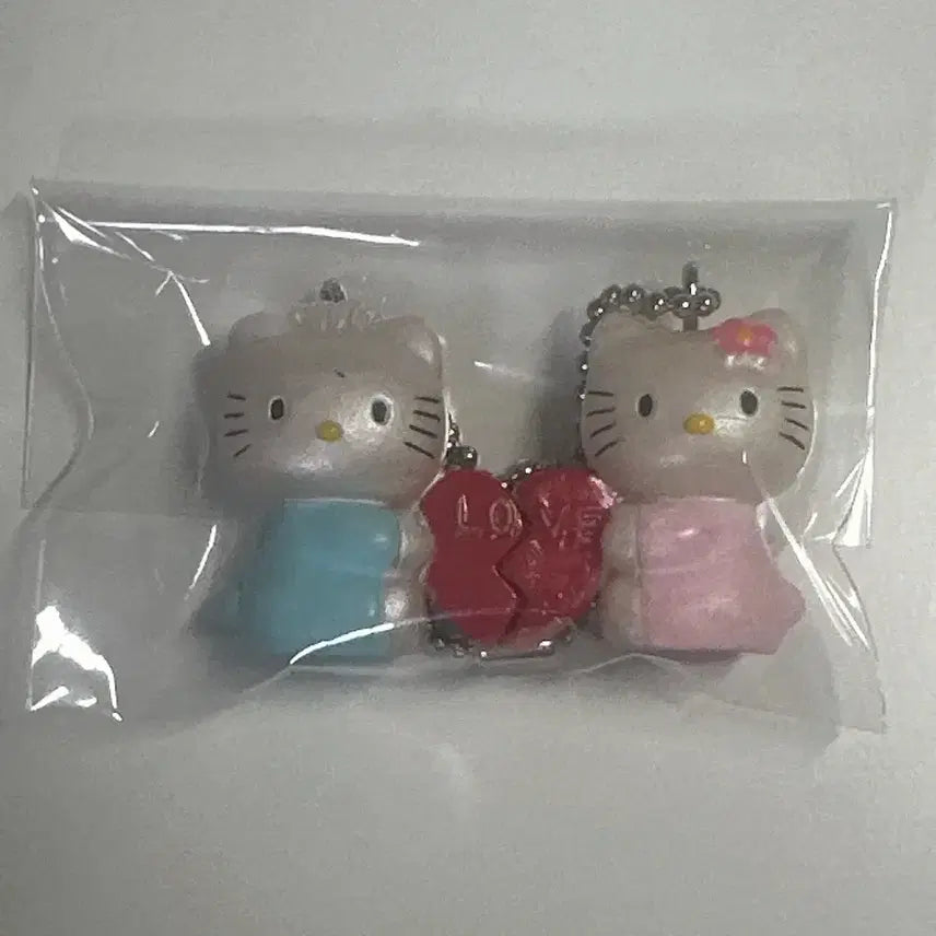 [BUNJANG] Sanrio Hello Kitty &amp; Daniel Couple Charm Strap Keychain Bundle / 고전 산리오 헬로키티 키티 다니엘 커플 챰 스트랩 키링 일괄