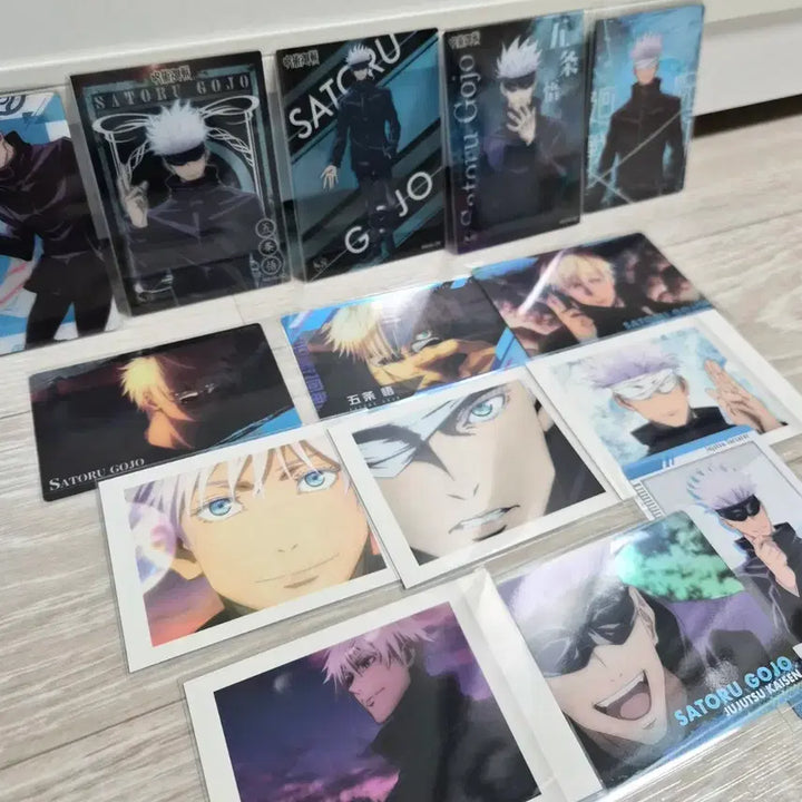 [BUNJANG] Jujutsu Kaisen Gojo Satoru Card Bundle Set / 주술회전 고죠 사토루 카드 14장 일괄 판매
