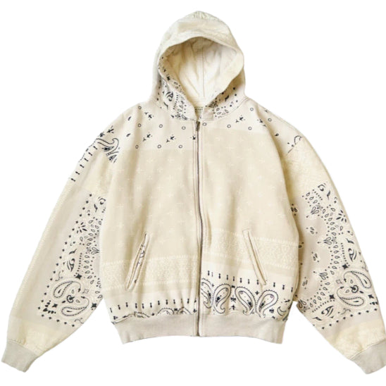 [BUNJANG] Capital Vibro Hooded Zip-up White / 캐피탈 비부악 후드집업 화이트 4.,5 팝니다