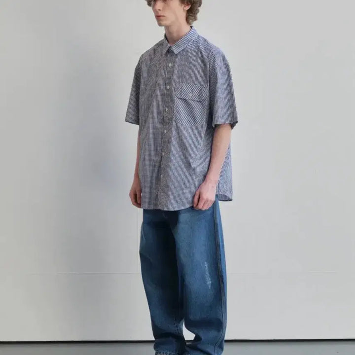 [BUNJANG] Hollysun 26SS Blueborn Damage Loose Denim Pants / [새상품] 홀리선 26SS 데님 팬츠