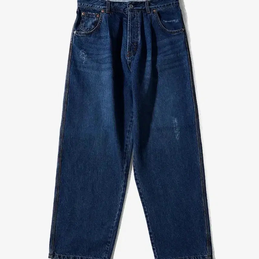 [BUNJANG] Hollysun 26SS Blueborn Damage Loose Denim Pants / [새상품] 홀리선 26SS 데님 팬츠