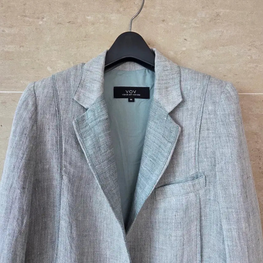[SOLD OUT] 보브 VOV 여성 린넨 자켓 (66)린넨 롱자켓.마 자켓