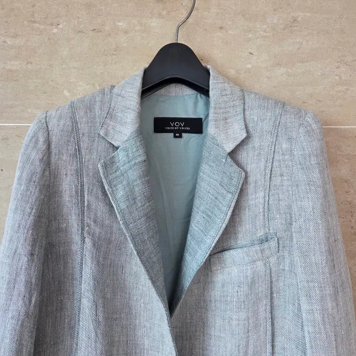 [SOLD OUT] 보브 VOV 여성 린넨 자켓 (66)린넨 롱자켓.마 자켓