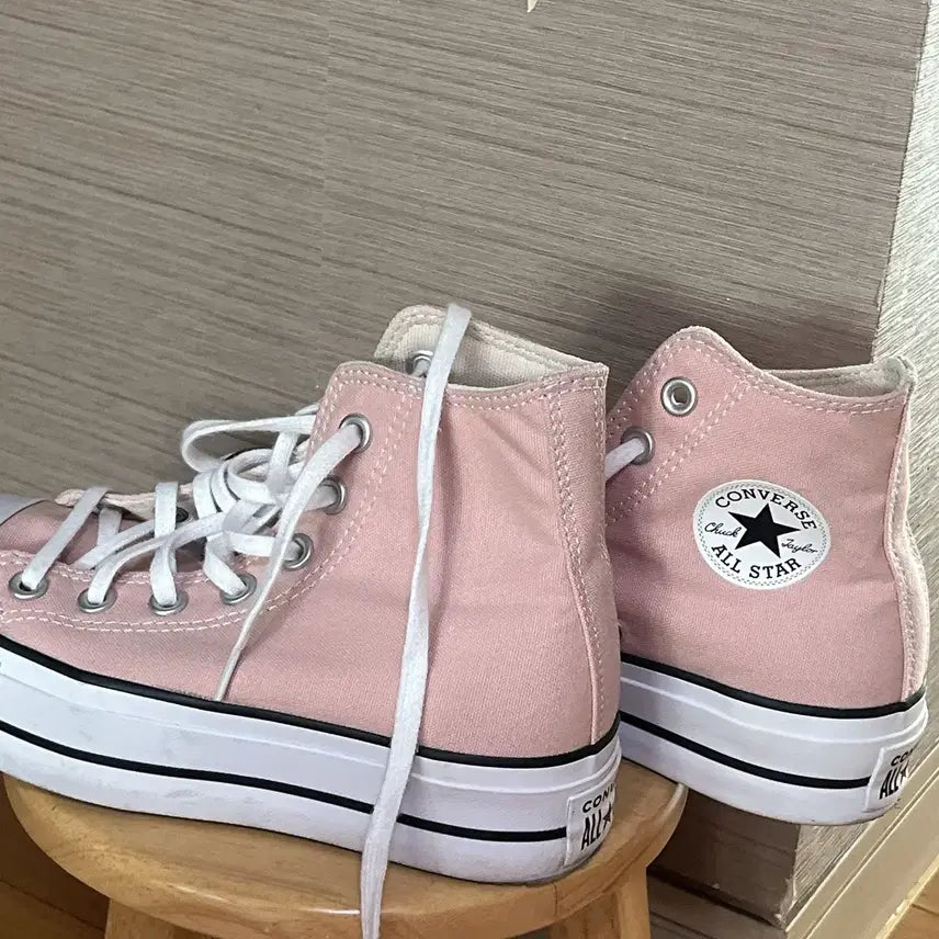 [BUNJANG] Converse Chuck Taylor Lift Dusty Pink Sneakers / 컨버스 척테일러 리프트 연핑크
