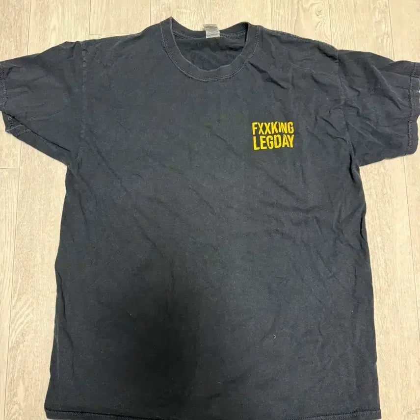 [BUNJANG] Jjangjae FXXKING LEGDAY T-shirt / 야전삽 짱재 굿즈티