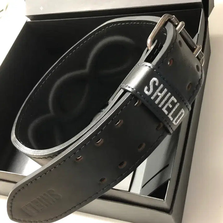 [BUNJANG] SHIELD Weight Lifting Belt S Black Leather / 미사용) SHIELD 쉴드 웨이트 리프팅 벨트