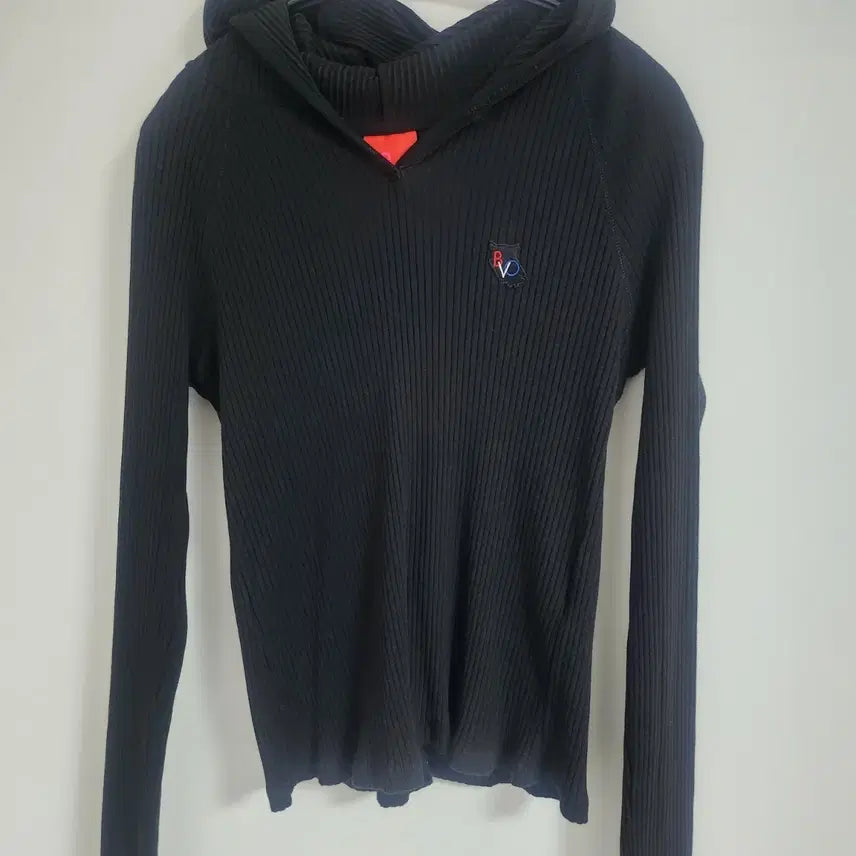 [BUNJANG] Lucky Chouette Hooded Ribbed T-shirt / 럭키슈에뜨 후드골지티셔츠