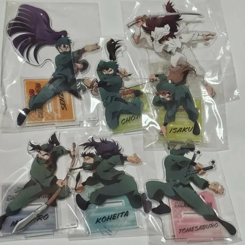 [SOLD OUT] 닌타마 6닌 텐키 아크릴 캔뱃지 일괄 세트