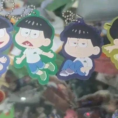 [BUNJANG] Osomatsu-san Rubber Keyring Bundle Set / 오소마츠상 러버 키링 6종 세트 [일괄]