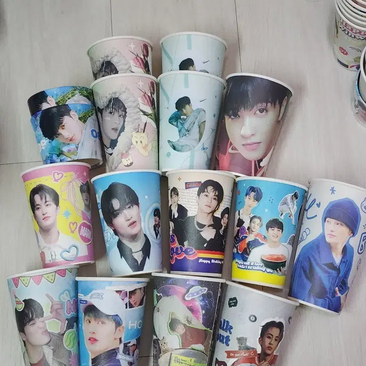[BUNJANG] NCT Dream NCT 127 Mark Birthday Cafe Event Bundle Set / 엔시티드림 엔시티127 마크 생카 컵홀더 일괄