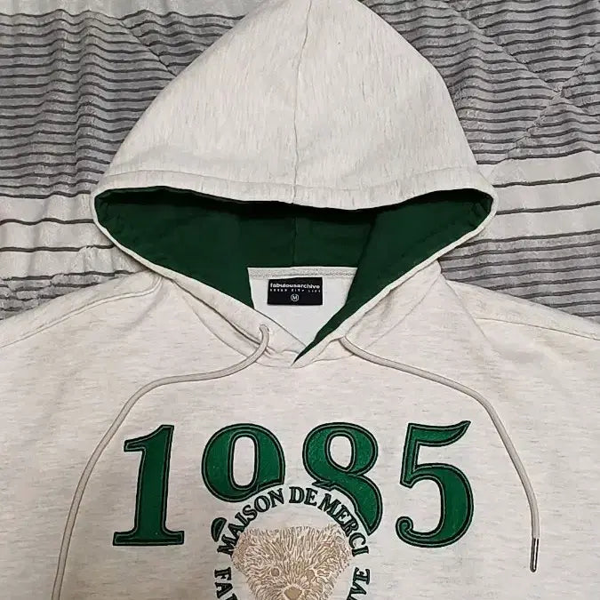 [BUNJANG] Fabulous Archive Cropped Fleece Hoodie - Women&