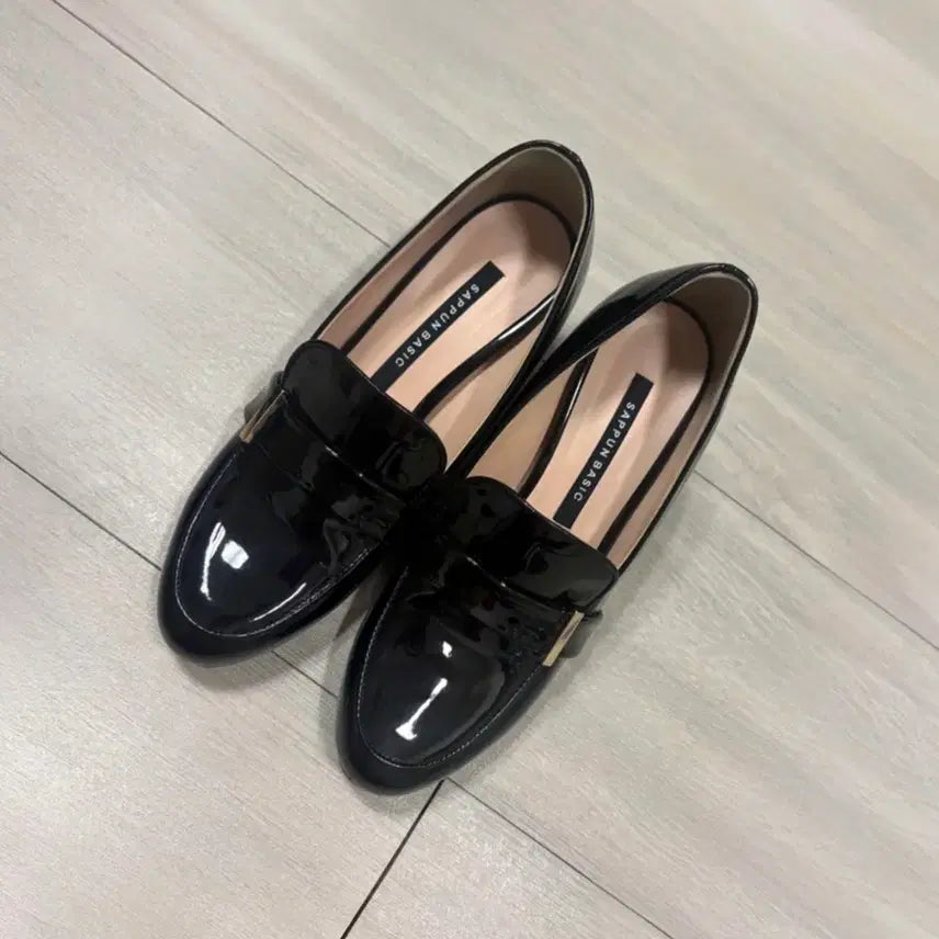 [BUNJANG] SAPPUN Basic Black Loafer Heels / 사뿐 베이직 블랙 로퍼힐 230 굽6cm 품절상품