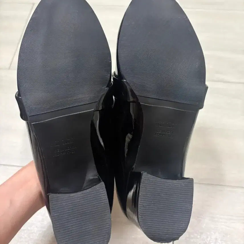 [BUNJANG] SAPPUN Basic Black Loafer Heels / 사뿐 베이직 블랙 로퍼힐 230 굽6cm 품절상품